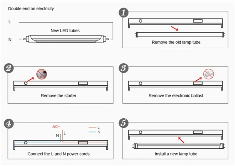 V shape T8 integrated led tube light (10)