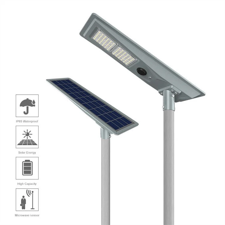 Y cyfan mewn un mathau o oleuadau stryd solar