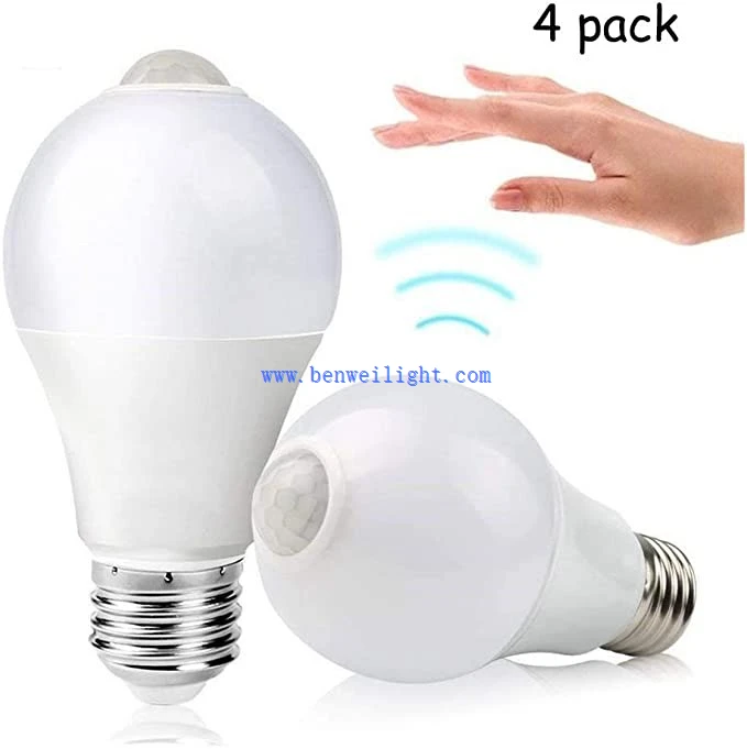 Lamp LED E27 Gyda Synhwyrydd Symudiad