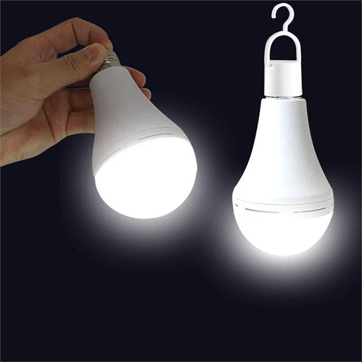 led bulb with rechargeable battery