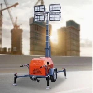 LED Mobile/Trailer LED Hydraulic Diesel Lighting Tower best