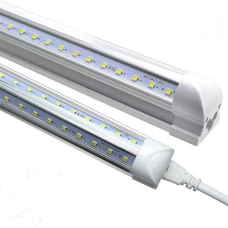 Lamp Tiwb Integredig 8 troedfedd V-siâp