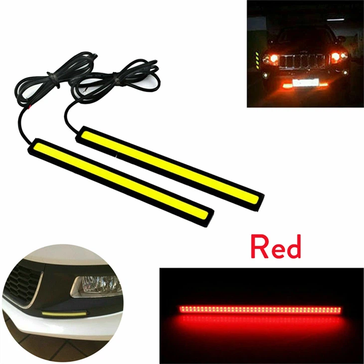 Auto COB Daytime Running Light Strip - 12V Waterproof suppliers