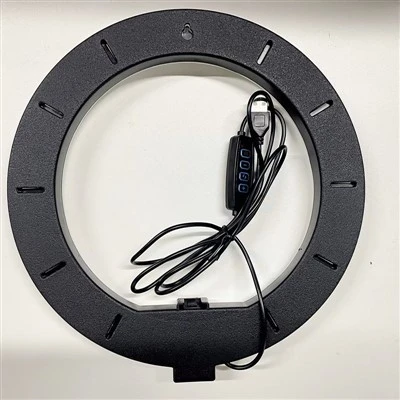 LED Ringlight Lamp n Ben-desg Dimmable 40 Lliwiau RGB Tall Golau Cylch