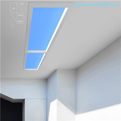 Panel LED Sky Glas cilfachog Gyda Rheolaeth Glyfar