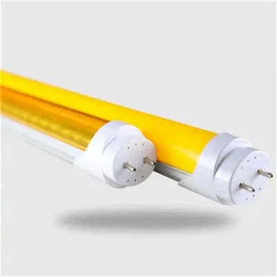 Tiwb Gorchudd Melyn LED Goleuadau Gwrth UV 18W