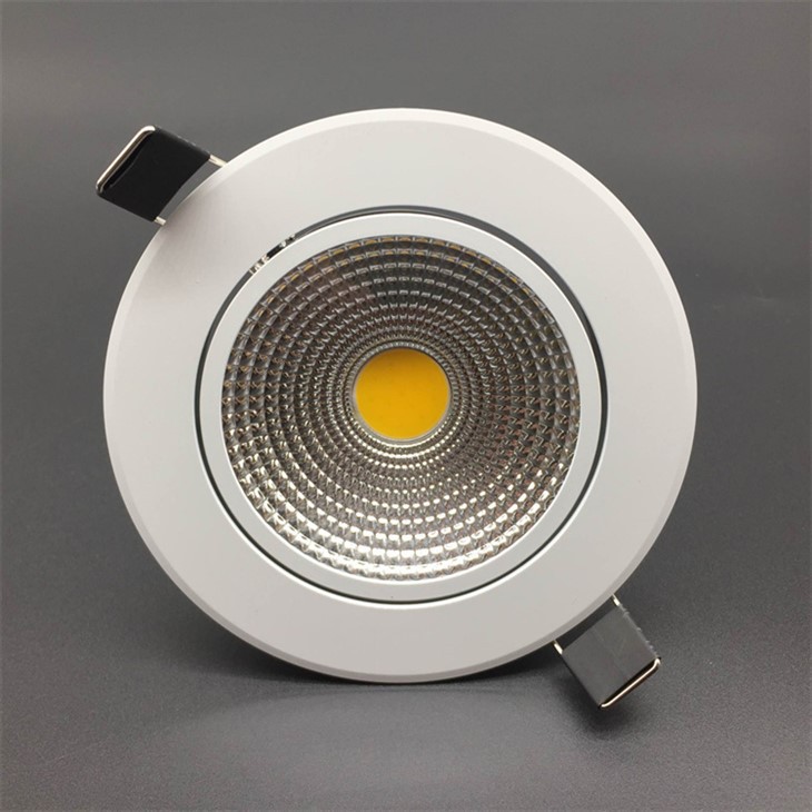 Downlight Gwyn Cynnes Ar gyfer Goleuadau Gwesty